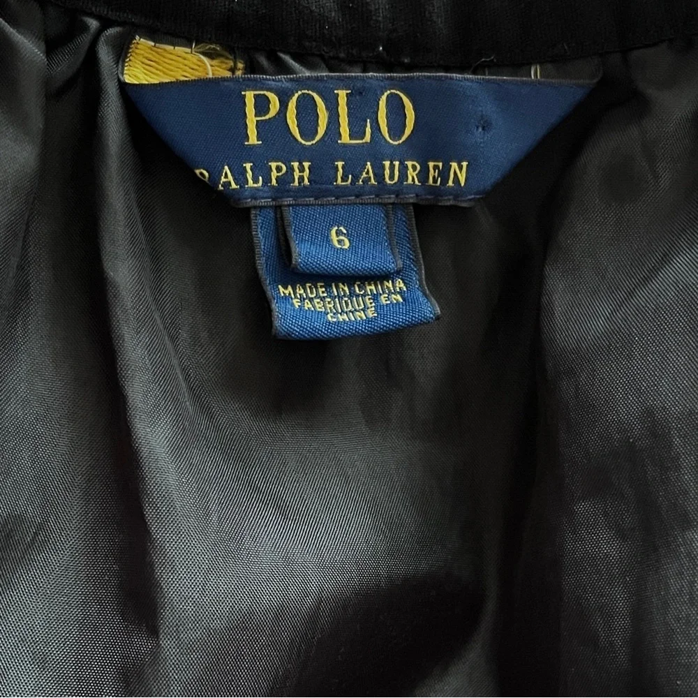 Polo by Ralph Lauren Girls Plaid Taffeta Mini Skirt Size 6